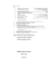 Paraugs 'Mobilās sakaru sistēmas. Tukums', 9.