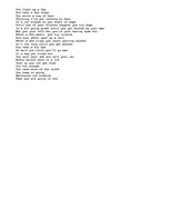 Eseja 'A poem about drugs named "you light up a fag"', 1.