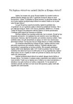 Eseja 'Vai Japānas vēsturē var saskatīt līdzību ar Eiropas vēsturi?', 1.