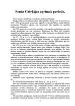 Konspekts 'Senās Grieķijas agrīnais periods', 2.