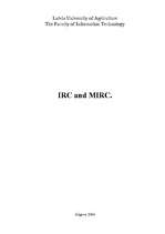 Referāts 'IRC and mIRC', 1.