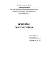 Prakses atskaite 'Lietvedības prakses atskaite', 5.