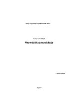 Referāts 'Neverbālā komunikācija', 1.