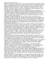 Eseja 'Multiple Personality Disorder', 1.