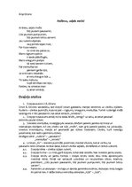 Konspekts 'Dzejoļa "Ardievu, zaļais mežs" analīze', 1.