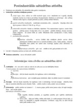 Konspekts 'Postindustriālās sabiedrības attīstība', 1.