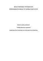 Konspekts 'Korporatīvie nodokļi no intelektuālā īpašuma', 1.