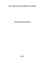 Prakses atskaite 'Prakses dienasgrāmata kardioloģijā', 1.