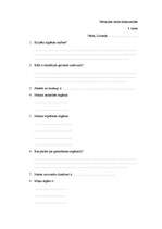 Konspekts 'Pārbaudes darbs dabaszinībās', 1.