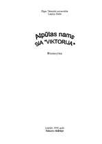Biznesa plāns 'Biznesa plāns atpūtas namam "Viktorija"', 1.