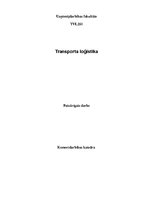 Konspekts 'Transporta loģistika', 1.