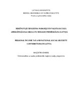 Diplomdarbs 'Iedzīvotāju ienākumu nodokļu un valsts sociālās apdrošināšanas obligāto iemaksu ', 1.