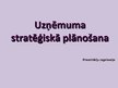 Prezentācija 'Uzņēmuma stratēģiskā plānošana', 1.