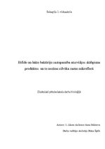 Referāts 'Bifido un lakto baktēriju sastopamība atsevišķos skābpiena produktos un to ietek', 1.