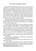 Eseja 'Kas ir baudas saturs Epikūra uzskatos?', 1.