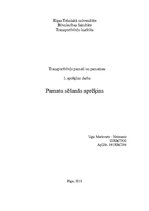 Paraugs 'Pirmais praktiskais darbs - pamatu sēšanās aprēķins', 1.