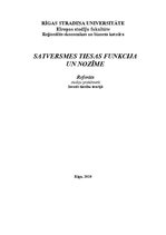 Referāts 'Satversmes tiesas funkcijas un nozīme', 1.