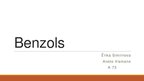 Prezentācija 'Benzols', 1.