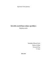Referāts 'Kristālu audzēšana mājas apstākļos', 1.