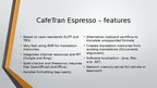 Prezentācija 'Comparison of Linguee (DeepL), CafeTran Espresso and OmegaT', 5.