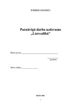 Konspekts 'Praktiskais uzdevums lietvedībā', 1.