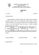 Konspekts 'Praktiskais uzdevums lietvedībā', 9.