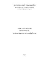 Konspekts 'Sprieguma un strāvas mērīšana', 1.