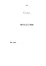 Referāts 'Video adapteris', 1.