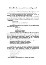 Eseja 'Kāpēc Čaka dzeja ir dumpinieciska un huligāniska?', 1.