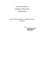 Konspekts 'Darba ražīguma būtība un mūsdienu teorijas', 1.