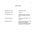 Referāts 'Uzņēmuma "Randoms Plus" gada pārskata sastādīšana un tā novērtēšana', 3.