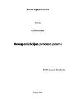Referāts 'Reorganizācijas procesa posmi', 1.