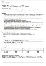 Paraugs 'Šķīdumi ar noteiktu izšķīdušās vielas molāro koncentrāciju', 2.