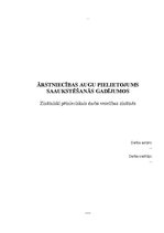 Referāts 'Ārstniecības augu pielietojums saaukstēšanās gadījumos', 1.