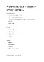 Paraugs 'Praktiskais ieskaites darbs mājturībā 9.klasei', 1.