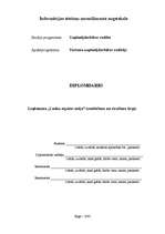 Diplomdarbs 'Uzņēmuma "Lauku atpūtas māja" izveidošana un virzīšana tirgū', 1.