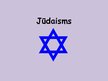 Prezentācija 'Jūdaisms', 1.
