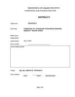 Referāts 'Finanšu analīze AS "Daugavpils lokomotīvju remonta rūpnīca"', 1.