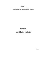 Eseja 'Ievads sociālajās zinībās', 6.