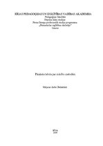 Konspekts 'Pārskata tabula par mācību metodēm. Mājas darbs didaktikā', 1.