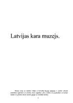 Referāts 'Latvijas kara muzejs', 2.