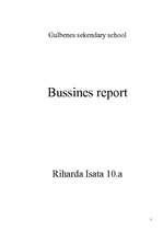 Biznesa plāns 'Business Report', 1.