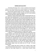 Konspekts 'Romualds Kalsons', 1.