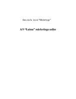 Referāts 'A/s "Laima" mārketinga analīze', 1.