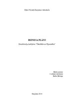 Biznesa plāns 'Biznesa plāns kafejnīcai', 1.