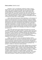 Eseja 'Ētiskā problēma: Pašnāvība Latvijā', 1.