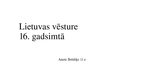 Prezentācija 'Lietuvas vēsture', 1.