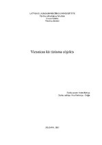 Referāts 'Viesnīcas kā tūrisma objekts', 1.