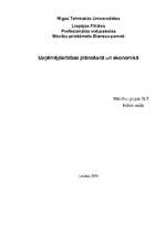 Referāts 'Uzņēmējdarbības plānošana un ekonomika', 1.