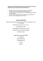 Konspekts 'Formal Letter', 1.